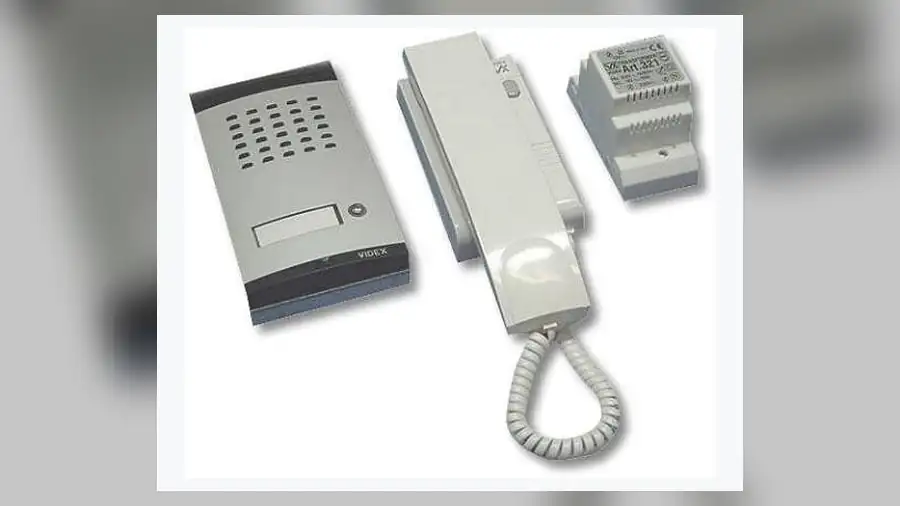 Videx audio interfon komplet sa pozivnom tablom i slušalicom